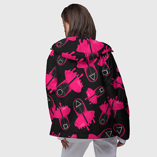 Женская ветровка Стражи из игры в кальмара / 3D-Черный – фото 4