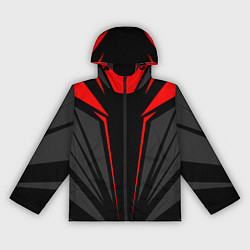 Ветровка с капюшоном женская Sport uniform - red, цвет: 3D-черный