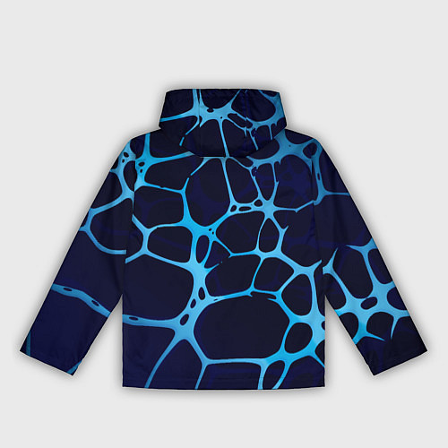 Женская ветровка Aqua - абстракция / 3D-Черный – фото 2