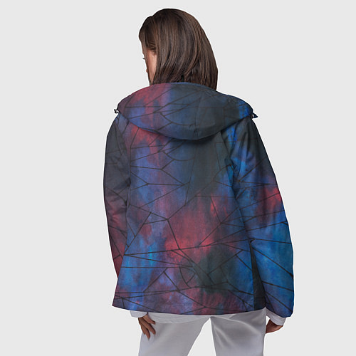 Женская ветровка Космическая паутина / 3D-Черный – фото 4