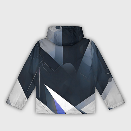 Женская ветровка Абстракция город следующего века / 3D-Черный – фото 2