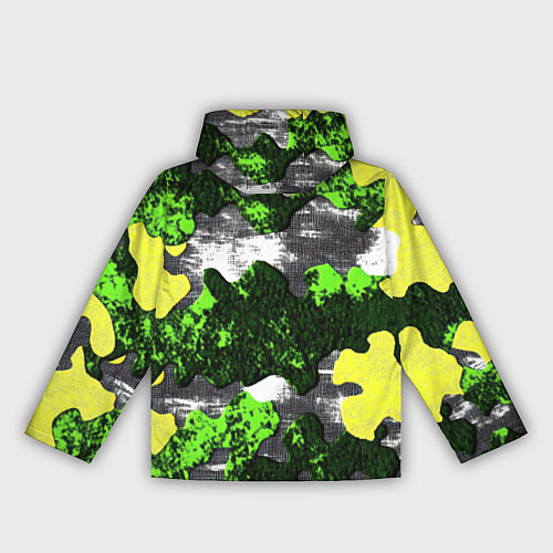 Женская ветровка Камуфляж из брызг краски / 3D-Белый – фото 2