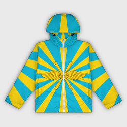 Ветровка с капюшоном женская Воздушно-космические силы, цвет: 3D-белый