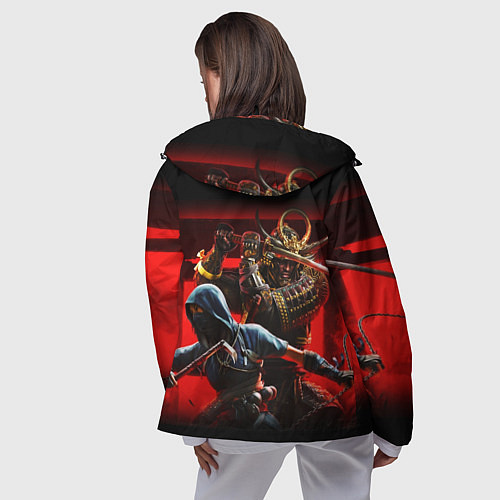 Женская ветровка Assassins Creed Тени / 3D-Черный – фото 4