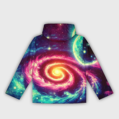 Женская ветровка Битва Соника и Шэдоу в космосе в фильме / 3D-Белый – фото 2