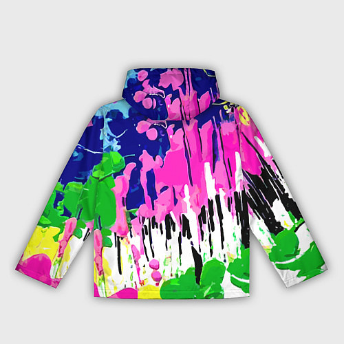 Женская ветровка Colorful abstraction - aloha / 3D-Белый – фото 2