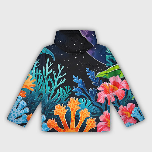 Женская ветровка Космические кораллы / 3D-Белый – фото 2