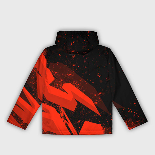 Женская ветровка Dota 2 - красные брызги / 3D-Черный – фото 2