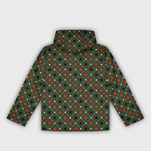 Женская ветровка Звёздный хаки / 3D-Белый – фото 2