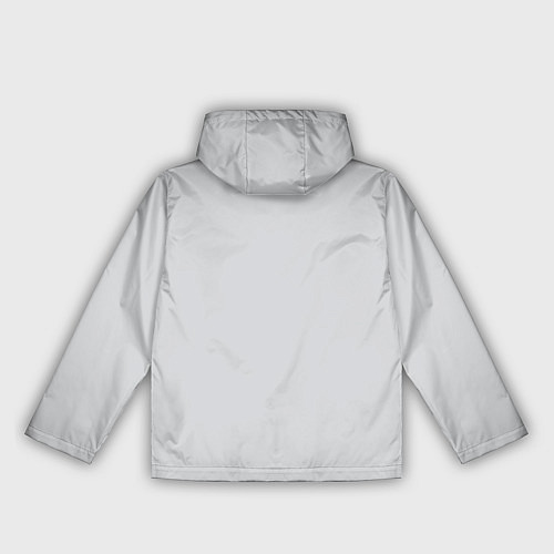 Женская ветровка Мопс в джинсовке - голова групно / 3D-Белый – фото 2