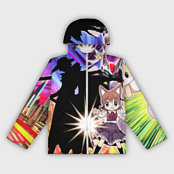 Ветровка с капюшоном женская Фанату аниме, цвет: 3D-белый