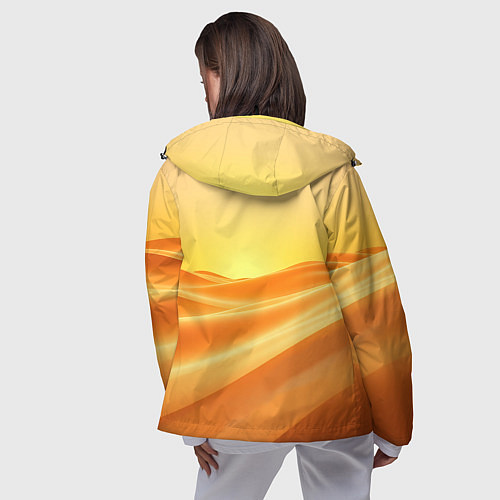 Женская ветровка Золотые пески / 3D-Черный – фото 4