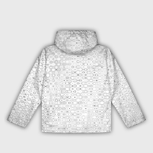 Женская ветровка Белый с абстрактным узором / 3D-Белый – фото 2