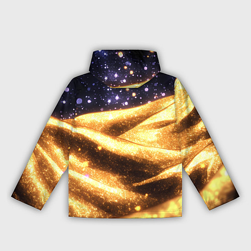Женская ветровка Золотая текстура и синее небо / 3D-Белый – фото 2
