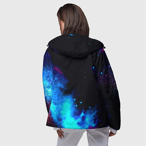 Женская ветровка Monster energy космос / 3D-Черный – фото 4