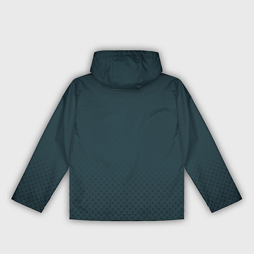 Женская ветровка Sport серо-синий текстурный / 3D-Черный – фото 2