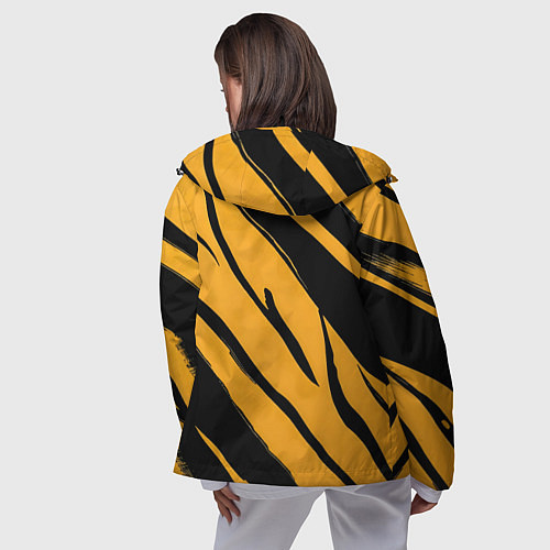 Женская ветровка Тигровый раскрас / 3D-Черный – фото 4