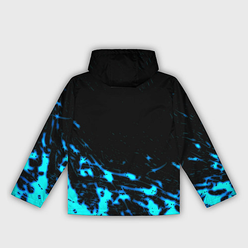 Женская ветровка Monster energy голубые краски / 3D-Белый – фото 2