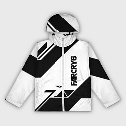 Ветровка с капюшоном женская Farcry6 геометрия полосы, цвет: 3D-белый