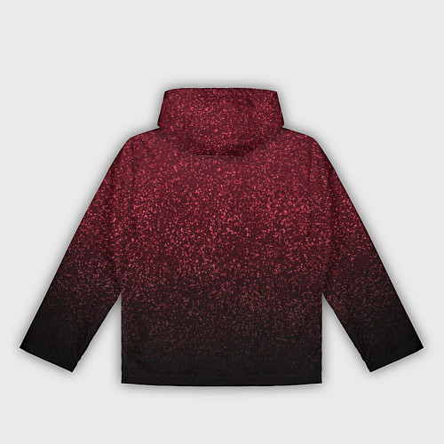 Женская ветровка Амарантовый градиент крошка / 3D-Черный – фото 2