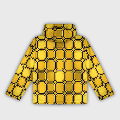 Женская ветровка Золотой паттерн / 3D-Белый – фото 2