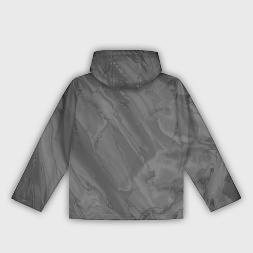 Женская ветровка Серая текстура каменная мрамор / 3D-Белый – фото 2