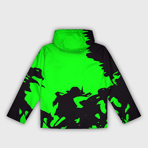 Женская ветровка Portal черный дым / 3D-Белый – фото 2