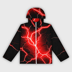 Ветровка с капюшоном женская Lightning, цвет: 3D-белый