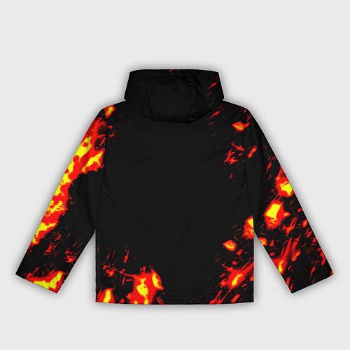 Женская ветровка Monster energy краски огненные / 3D-Белый – фото 2