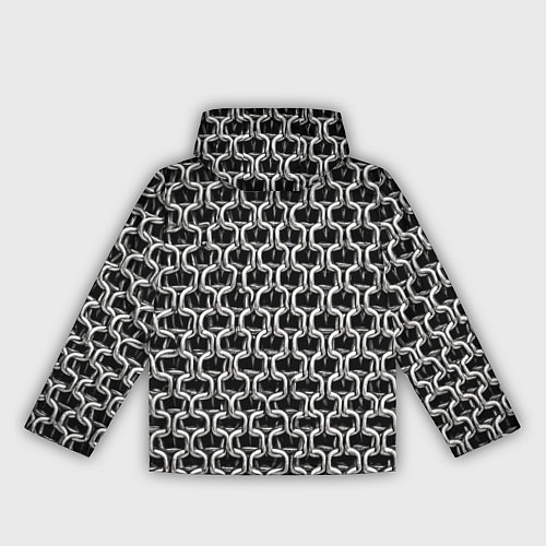 Женская ветровка Кольчуга крупная - паттерн / 3D-Белый – фото 2