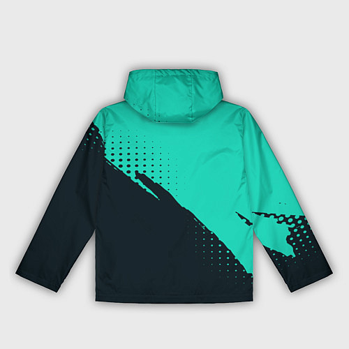 Женская ветровка Color black light blue / 3D-Белый – фото 2