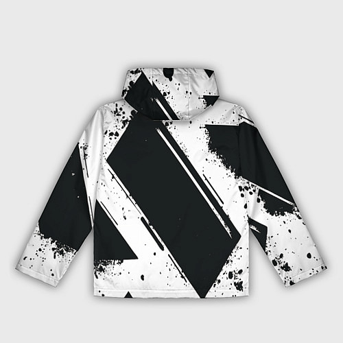 Женская ветровка Color black white / 3D-Белый – фото 2