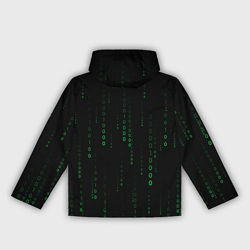 Женская ветровка Color black green / 3D-Белый – фото 2