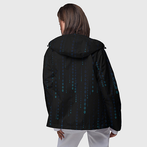 Женская ветровка Color black blue / 3D-Черный – фото 4