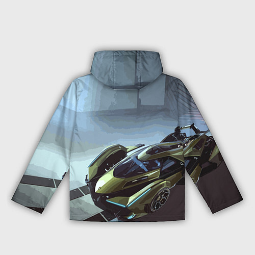 Женская ветровка Lamborghini - motorsport extreme / 3D-Белый – фото 2