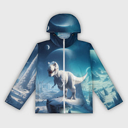 Женская ветровка Снежный динозавр - история вымирания