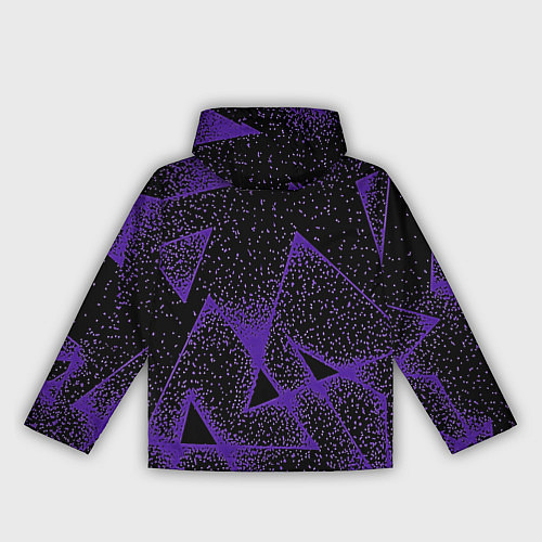 Женская ветровка The triangle is purple / 3D-Белый – фото 2