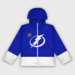 Ветровка с капюшоном женская Тампа Бэй Лайтнинг хоккей, цвет: 3D-белый