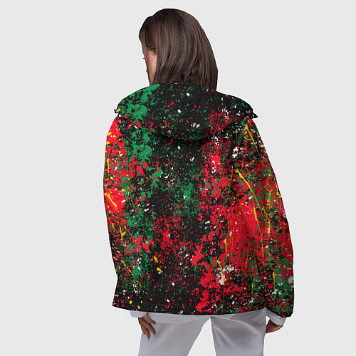 Женская ветровка Chicago Blackhawks NHL black / 3D-Черный – фото 4