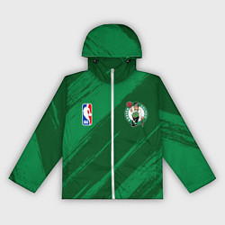 Ветровка с капюшоном женская Boston Celtics NBA basketball, цвет: 3D-белый
