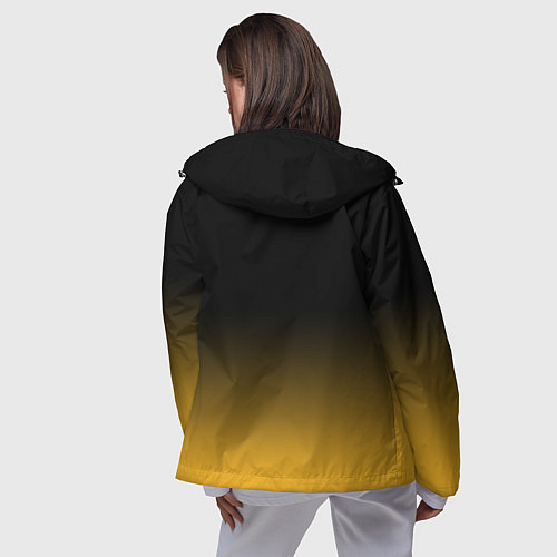 Женская ветровка Бостон Брюинз - градиент / 3D-Черный – фото 4