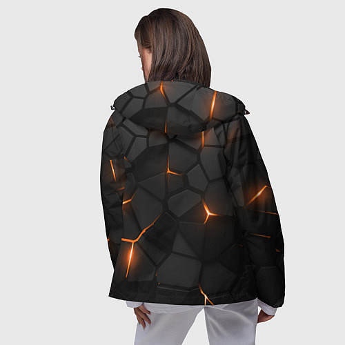 Женская ветровка Нью Йорк Айлендерс - НХЛ хоккей / 3D-Черный – фото 4