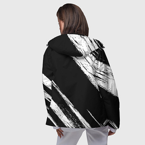 Женская ветровка Дагестан - брызги / 3D-Черный – фото 4