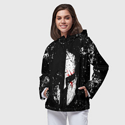 Ветровка с капюшоном женская Sparta, цвет: 3D-черный — фото 2