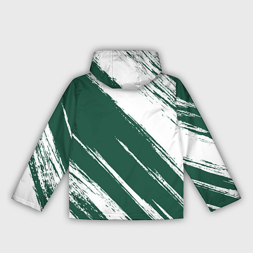 Женская ветровка Миннесота Уайлд - зеленый и белый / 3D-Белый – фото 2