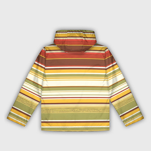 Женская ветровка Горизонтальные полосы / 3D-Белый – фото 2