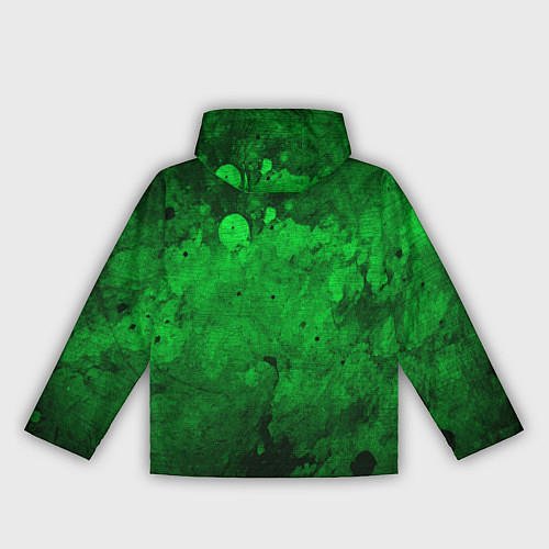 Женская ветровка Абстракция - green acid stains / 3D-Белый – фото 2