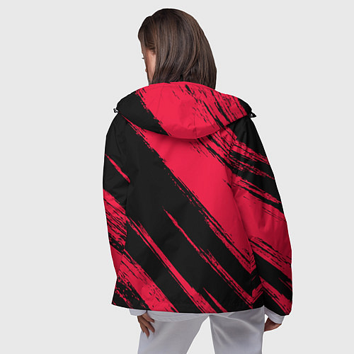 Женская ветровка Хьюстон Рокетс - цвета команды / 3D-Черный – фото 4