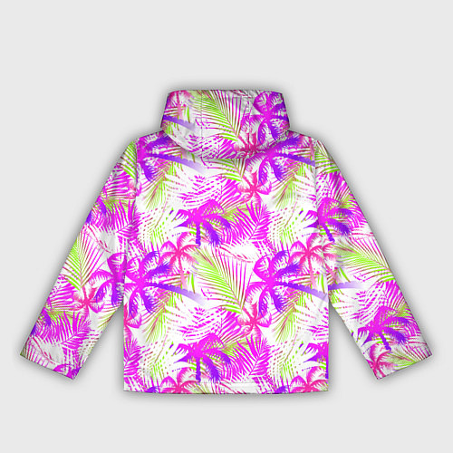 Женская ветровка Palm tree pink / 3D-Белый – фото 2