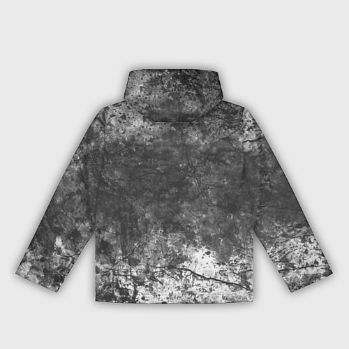 Женская ветровка Абстракция - grey and white wall with cracks / 3D-Белый – фото 2
